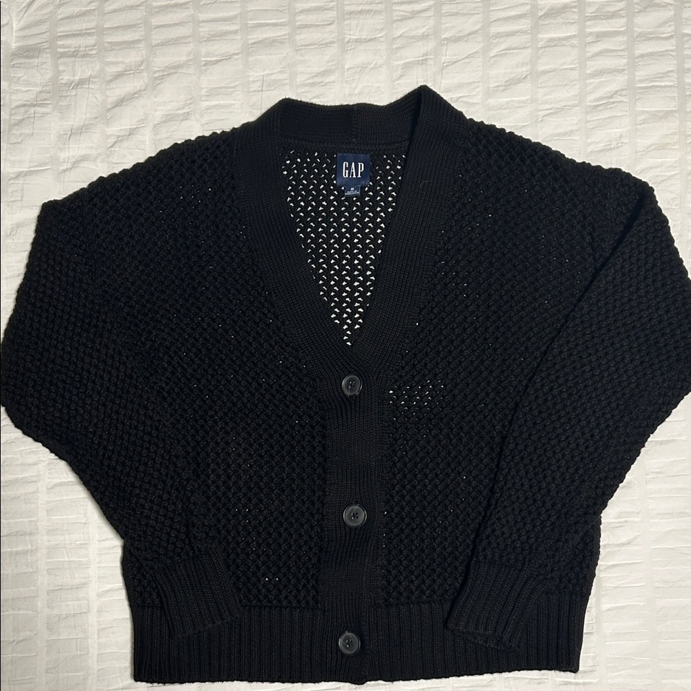 GAP Women's Black Knit Cardigan